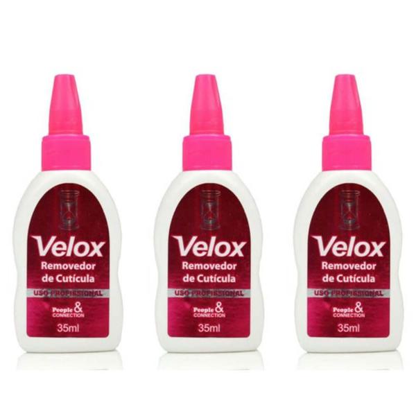 Velox Removedor de Cutícula 35ml (kit C/03)