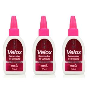 Velox Removedor de Cutícula 35ml - Kit com 03