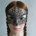 Venda quente prata Sexy Lady Lace Máscara Máscara Eye para Masquerade Party Máscara Hallowmas mascarar M192