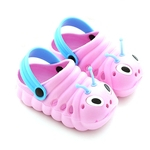 Verão Crianças Dos Desenhos Animados Chinelos Lagartas Sabor Antiderrapante Sapatos Adoráveis Crianças Sandálias