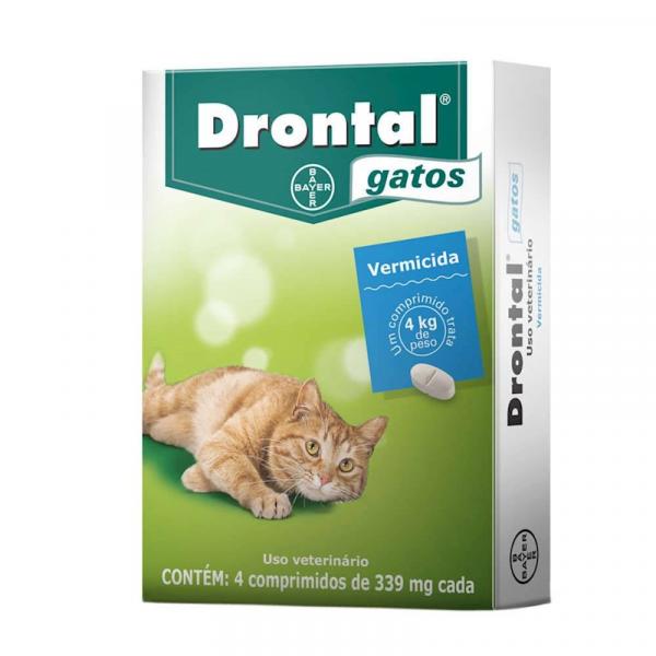Vermifugo Drontal Gatos (4 Comprimidos) - Bayer