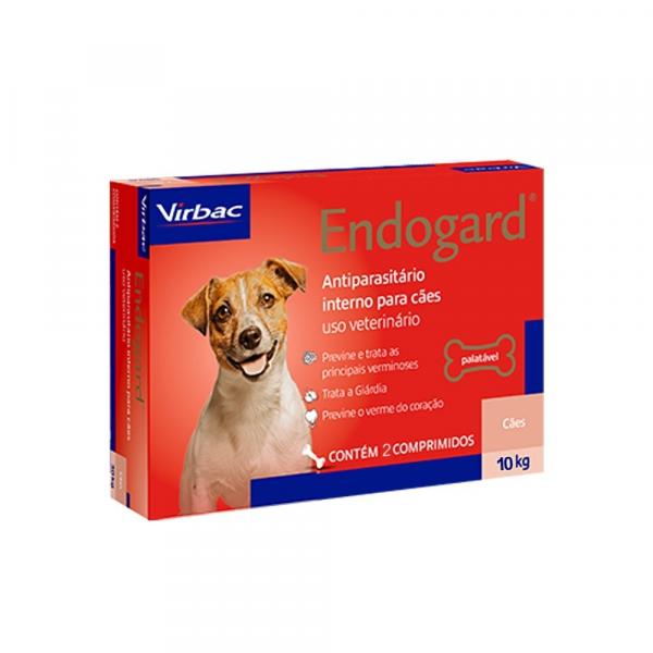 Vermífugo Endogard Cães Até 10kg - 2 Comprimidos - Virbac