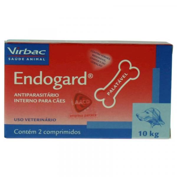 Vermifugo Endogard para Caes 10kg (2 Comprimidos) - Virbac