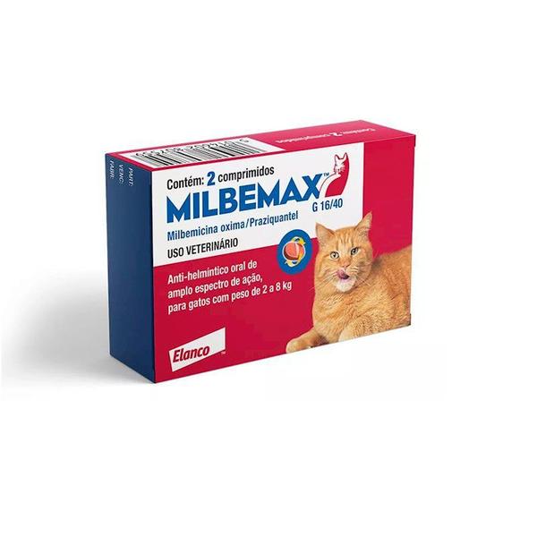 Vermifugo Milbemax para Gatos de 2 a 8kg - Elanco