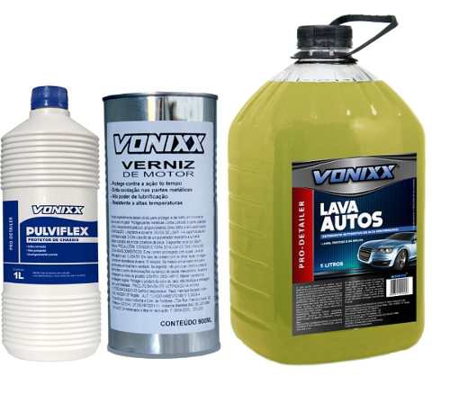 Verniz de Motor Pulviflex Pro Chas Shampoo Lava Autos Vonixx