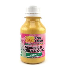 Verniz Gel Acrilico Ouro 100ml - True Colors