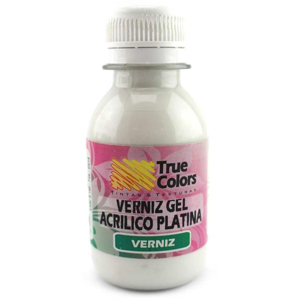 Verniz Gel Acrilico Platina 100ml - True Colors - True Colors