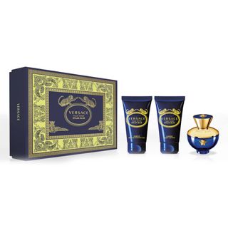Versace Dylan Blue Kit – Perfume Feminino EDP + Loção Corporal + Gel de Banho Kit
