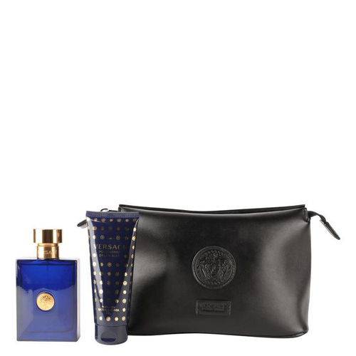 Versace Kit Perfume Masculino Dylan Blue Edt 100ml + Shower Gel + Necessaire