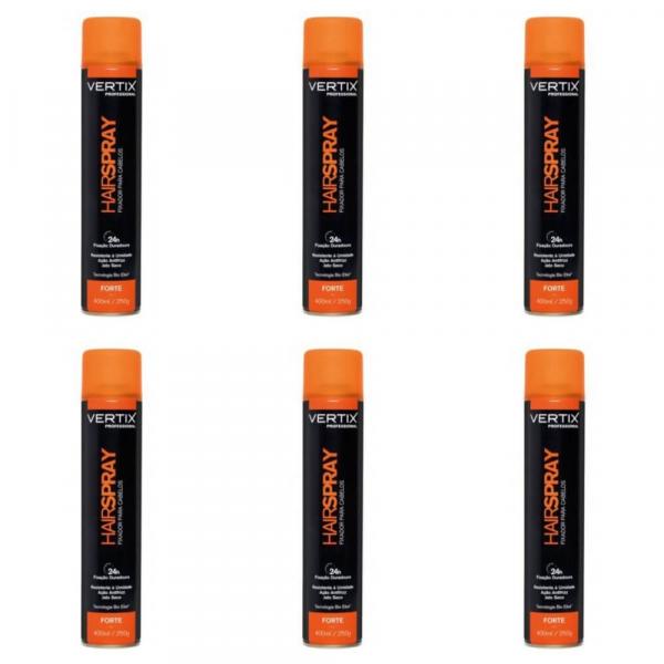 Vertix Hair Spray Forte 400ml (Kit C/06)
