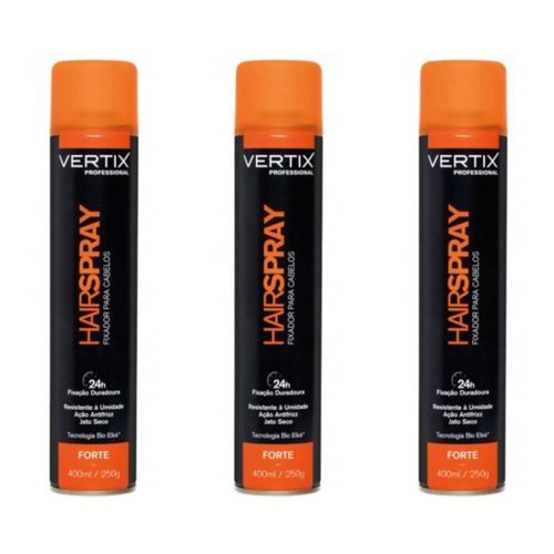 Vertix Hair Spray Forte 400ml (kit C/03)