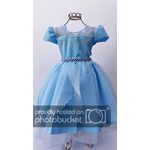 Vestido de Festa Infantil Azul Claro