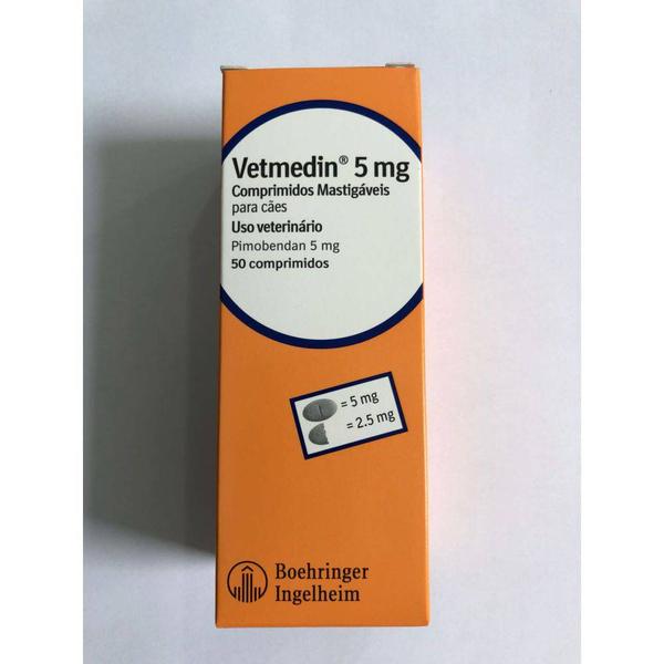 Vetmedin 5mg - 50 Comprimidos - Boehringer Ingelheim
