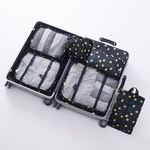 Niceday Travel Storage Bag Waterproof Clothes Packing Bag Luggage Clothing Organizing Storage Bag 7pcs/set