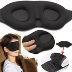 Viagem do sono Eye Mask Memory Foam 3D acolchoado Sombra Tampa Dormir Blindfold Uf