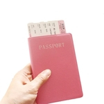Viagem Passaporte ID Card tampa do protetor caso Organizador rosa