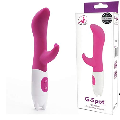Vibrador G- Spot Jiuai- 10 Modos Vibração,Silicone Aveludado Pink