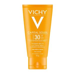 Vichy Capital Soleil FPS30 Gel Protetor Toque Seco Peles Oleosas - 50g