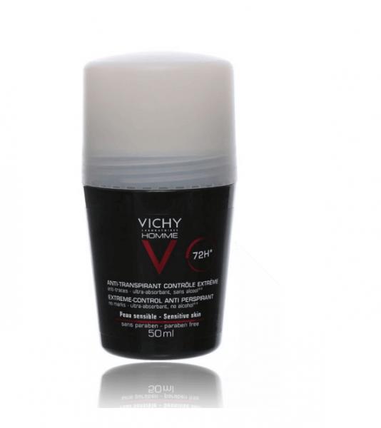 Vichy Homme Desodorante Antitranspirante Roll On 72h
