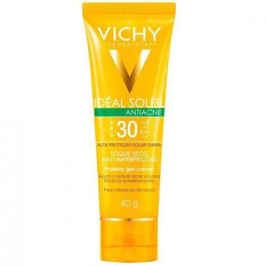 Vichy Ideal Soleil Antiacne FPS30 Gel Creme 40g