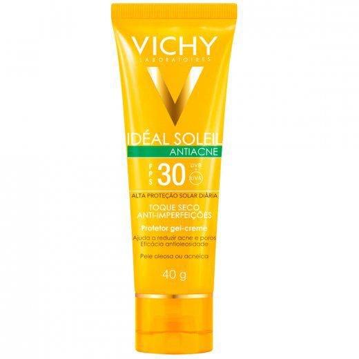 Vichy Ideal Soleil Antiacne Fps30 Gel Creme 40g