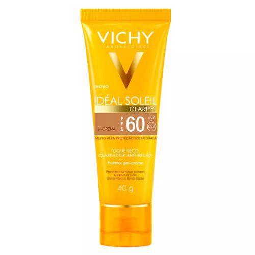 Vichy Ideal Soleil Clarify Fps 60 Cor Morena 40g - L'Oréal
