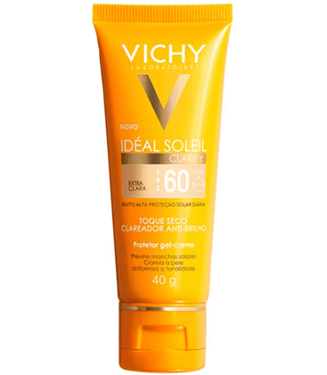 Vichy Ideal Soleil Clarify Protetor Solar FPS 60 40g - 000 Pele Extra Clara
