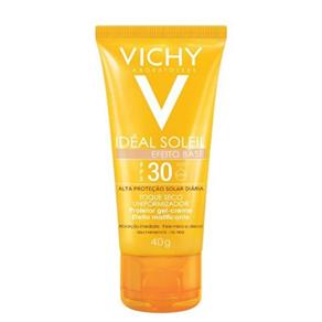 Vichy Ideal Soleil Efeito Base FPS 30 40g - Gel Creme Protetor Solar