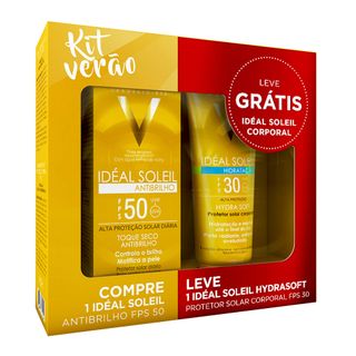 Vichy Ideal Soleil Kit - Protetor Solar Facial + Protetor Solar Corporal Kit
