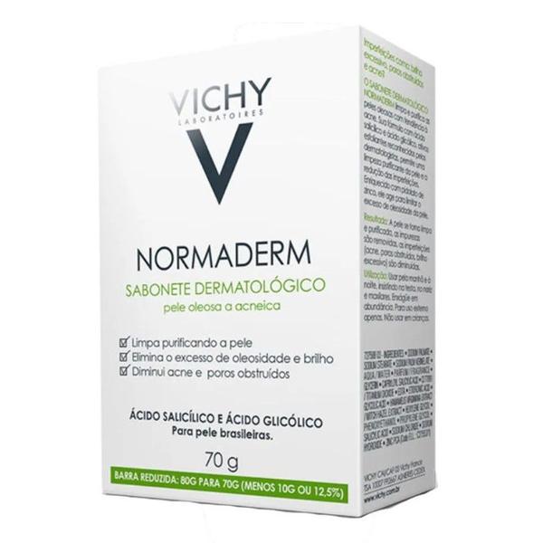 Vichy Normaderm Sabonete Dermatológico Anti-Imperfeições 70g - Roc