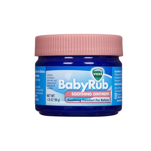 Vick Baby Rub 50g - Pomada Anti Tosse para Bebês - Vicks