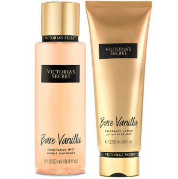 Victorias Secret Bare Vanilla Creme Hidratante 236ml Body Splash 250ml - Victoria S Secret