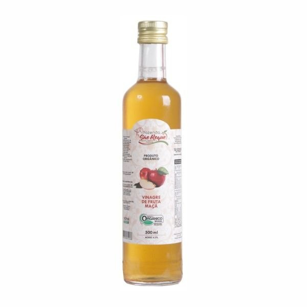 Vinagre De Fruta (maçã) - 500ml - Fazenda São Roque