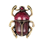 Vintage Lady Beetle Esmalte Animal Inseto Broche Pin Mulheres Scarf Party Jewelry