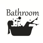 Vinyl Decalque Cosmetologia depila??o Beauty Girl banheiro banho Stickers