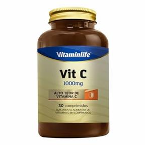 Vit C 1000mg - 30 Comprimidos - Vitaminlife
