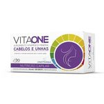 Vita One Suplemento Vitamínico Mineral Nutrição para Cabelos e Unhas - 30 Cápsulas