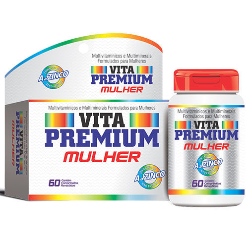 Vita Premium Mulher Polivitamínico de A-z C/ 60 Comprimidos