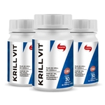 Vitafor Kit 3x Krill Vit Oleo De Krill 30 Caps