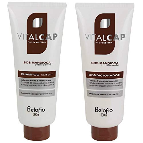 Vital Cap Kit Shampoo + Condicionador 500ml S.o.s Mandioca