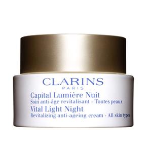 Vital Light Night Illuminating Clarins - Tratamento Noturno para Luminosidade da Pele 50ml