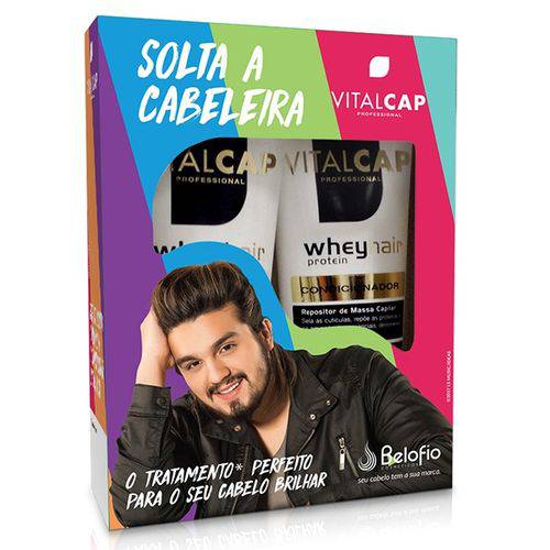Vitalcap Solta a Cabeleira Kit Whey Proteín Hair Shampoo 240ml +condicionador 240ml