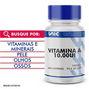 Vitamina a 10000Ui 60 Cáps