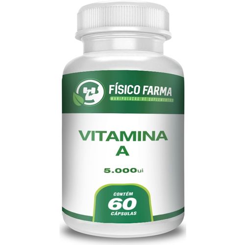 Vitamina a 5000ui 60 Cápsulas
