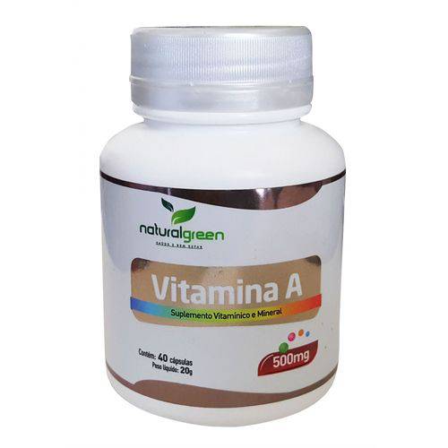 Vitamina a 500mg com 40 Cápsulas