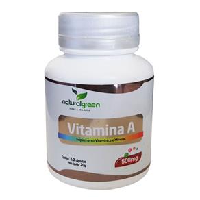Vitamina a 500mg com 40 Cápsulas
