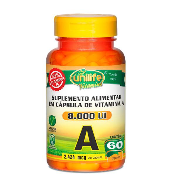 Vitamina a Unilife 60 Cápsulas