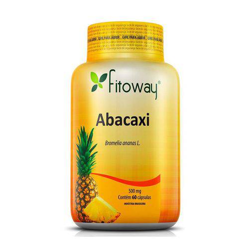 Vitamina Abacaxi 500mg 60 Cápsulas - Fitoway