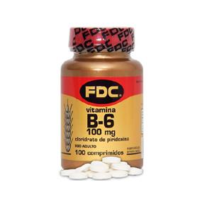 Vitamina B-6 100mg FDC - 100 Comprimidos