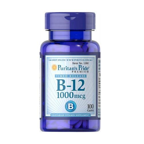 Vitamina B12 1000mcg Puritans Pride - 100 Cápsulas